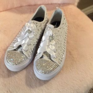 Converse type Bling  Prom/Wedding shoe